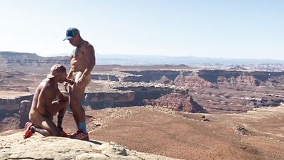 Canyon Rim Fuck Rhys Dylan - gay porn video