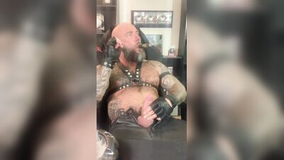 Cigar smoking in leather! 2021-07-06 - gay porn video