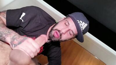 Late Night Cock Sucking in L A  Romeo Davis XL - gay porn video