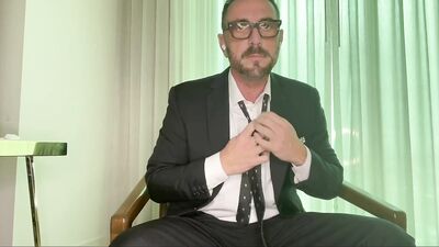 Suited Solo Jack Off 2021-07-05 - gay porn video