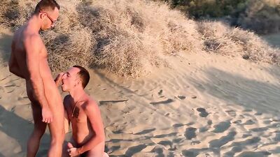 Vadim Romanov fucks Maxence Angel in Maspalomas Dunes Maxenc - gay porn video