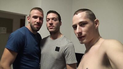 Power bottom Rico FATALE fucked raw by the straight HURRICANE - gay porn video