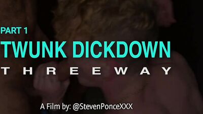 Twunk Dick Down Threeway Part 1 Alex Tikas - gay porn video