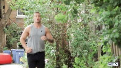 Jogging His Memory With His Cock - Skyy Knox, Nate Grimes & Clark Delgaty 2021-11-20 - gay porn video