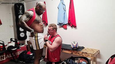 Muscle Fuck Rugby Changing Rooms - gay porn video
