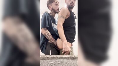 We and the public toilets - gay porn video