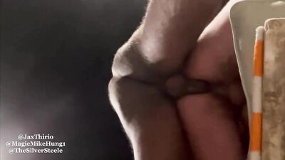 Part 2- Sexiest Hottest 3Way @TheSilverSteele @JaxThirio @MagicMikeHung1 - gay porn video