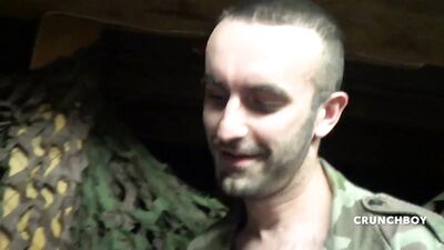 RawFuckClub - Aaron Fucked Raw By Sexy Miliary In Uniform In Backroom