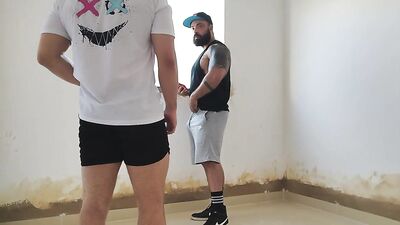 Fucking at the Building - gay porn video