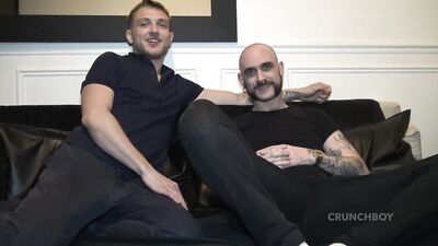 Sexy ROMANTIK fucked bareback by TOM YADRIS - gay porn video