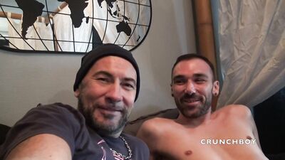 Fucked by His Friend in the Bathroom - gay porn video