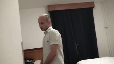 Blond twink Arthas BERLIN fucked raw by VIktor ROM in Berlin - gay porn video