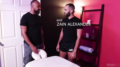 Massage Training On My Uncle - Ray Diesel & Zain Alexander 2022-01-20 1080p - gay porn video