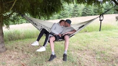 3 Tops Take Turns With Hung Twink - gay porn video