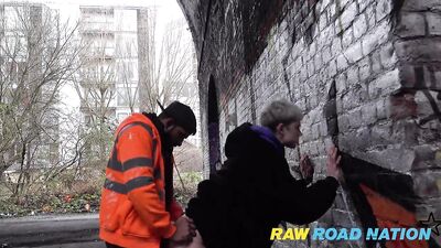 2 Tradies - I Graffiti Cockney Thug Gets Stopped in His Tracks  (Jafar XXX, Jake C) - gay porn video