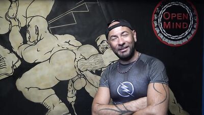 JANDI fucked bareback by VIktor ROM in public Open mind Jess - gay porn video