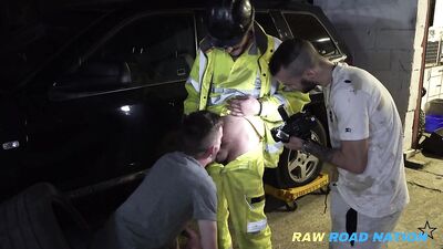 Slut Only Gets a Break Because Break is Over  Maybe He Will Get His Car Fixed by Morning - James Dean, Marco - gay porn video