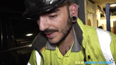 Slut Only Gets a Break Because Break is Over  Maybe He Will Get His Car Fixed by Morning - James Dean, Marco - gay porn video