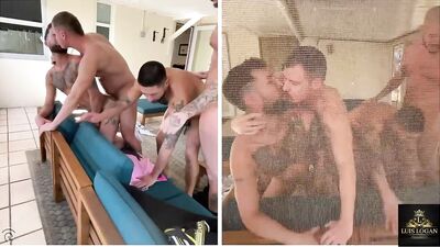 4Way Bliss Afternoon Delight - gay porn video