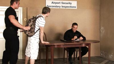 Rudolf, Honza and Martin - AIRPORT SECURITY - gay porn video