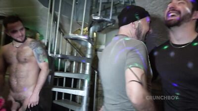 Ray Dixon & Kevin Ass - hetero curious fucks Kevin ASS at the onyx of Lyon - gay porn video