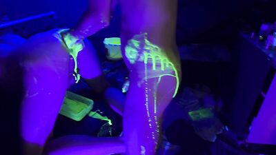 Group FFisting with UV Lube and alot of poppers Brett Tyler - gay porn video