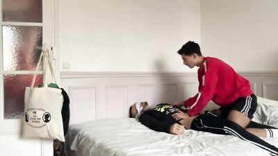 blindfolded punk and twink dom edging and sock worship 2021-05-03 - gay porn video