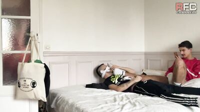 blindfolded punk and twink dom edging and sock worship 2021-05-03 - gay porn video