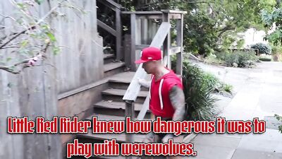 Little Red Rider and the Big Bad Wolf Damian Dragon x Kemono Dragon - gay porn video