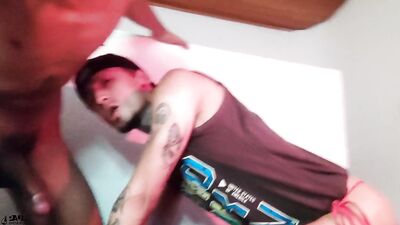Barrota Negra Rellena De LecheLista Para Explotar En Mi Cara PAU