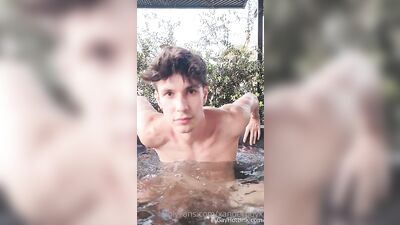Xanderboyx and xanderandjay 'would it be hot if I shot a load in the jacuzzi  I wanna k ' by 'xanderboyx' from - gay porn video