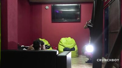 Hidden camera shooting Gymburger screwed by Viktor ROM - gay porn video