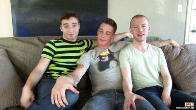 CircleJerkBoys - Aiden Conners Sean Christian Tyler Morgan - Behind the scenes - Interview 1080p - gay porn video