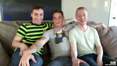 CircleJerkBoys - Aiden Conners Sean Christian Tyler Morgan - Behind the scenes - Interview 1080p - gay porn video
