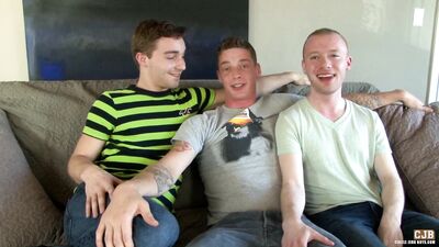 CircleJerkBoys - Aiden Conners Sean Christian Tyler Morgan - Behind the scenes - Interview 1080p - gay porn video