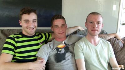 CircleJerkBoys - Aiden Conners Sean Christian Tyler Morgan - Behind the scenes - Interview 1080p - gay porn video