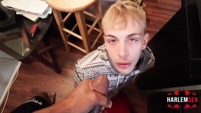 Do my dishes and swallow my cum - gay porn video