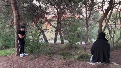 Fans - Alejo Ospina - Cruising in Barcelona - Outdoor Bareback - gay porn video