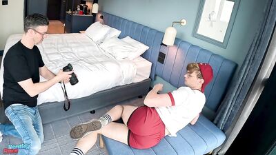 Directing Jack through his stripping photoshoot - gay porn video