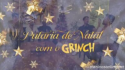 MeninosOnline - Putaria de natal com o Grinch - Bareback - gay porn video