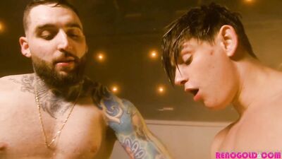 RanoGold - Hot Tub Hook Up - Reno Gold & Tony DAngelo - gay porn video