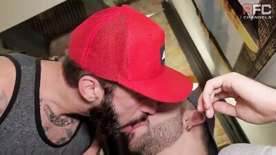 Pounding Hot FTM Billy Vega in Berlin Romeo Davis XL - gay porn video