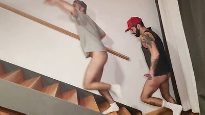 Pounding Hot FTM Billy Vega in Berlin Romeo Davis XL - gay porn video