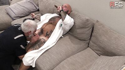 BJ while smoking a cigar in my robe! 2021-09-04 - gay porn video