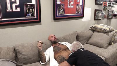 BJ while smoking a cigar in my robe! 2021-09-04 - gay porn video