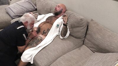 BJ while smoking a cigar in my robe! 2021-09-04 - gay porn video