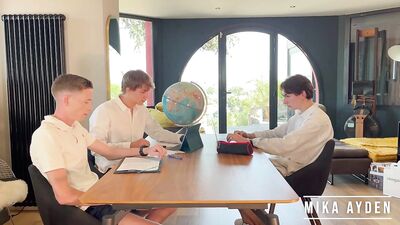 A Very Hot Back-to-school - Mika Ayden Craig Kennedy Tom Barber Jean Dillier - gay porn video