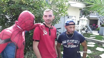 Fucked by Super Heroes for Fun - gay porn video