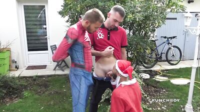 Fucked by Super Heroes for Fun - gay porn video