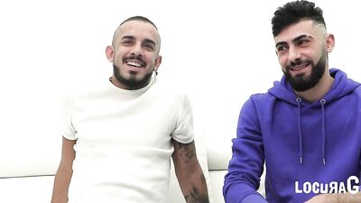 LocuraGay - Kalid revienta duro a su amiguito novato guapete - gay porn video